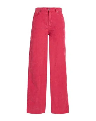 Department Five Department 5 Woman Pants Fuchsia Size 25 Cotton, Elastane In Pink