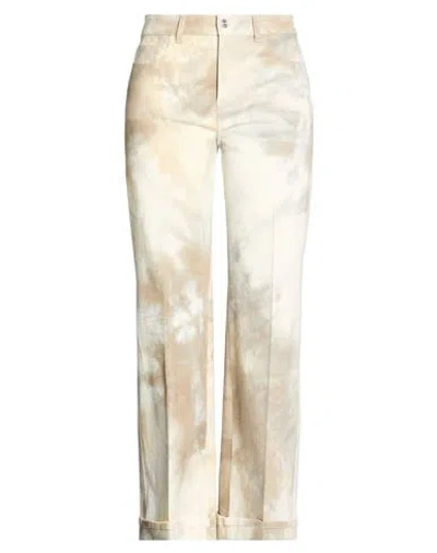 Department Five Department 5 Woman Pants Khaki Size 10 Cotton, Elastane In Brown