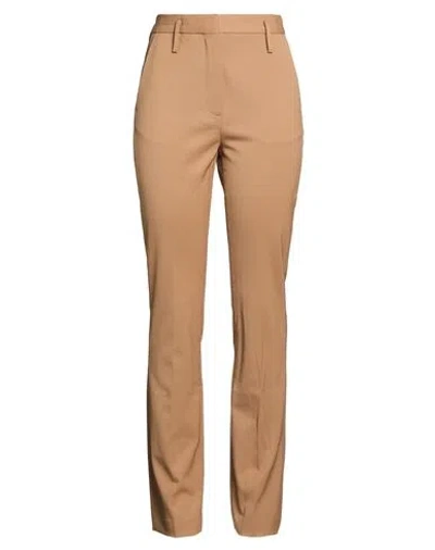 Department Five Department 5 Woman Pants Light Brown Size 6 Polyester, Wool, Elastane In Gold