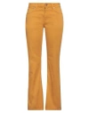 Department Five Department 5 Woman Pants Marigold Size 28 Cotton, Elastane In Yellow