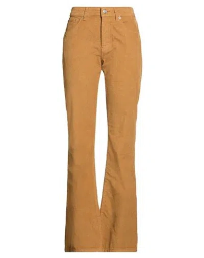 Department Five Department 5 Woman Pants Marigold Size 30 Cotton, Elastane In Brown