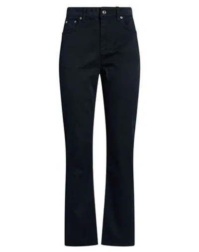 Department Five Department 5 Woman Pants Midnight Blue Size 27 Cotton, Elastane In Black