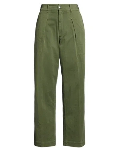 Department Five Department 5 Woman Pants Military Green Size 6 Cotton, Elastane