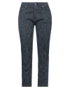 Department Five Department 5 Woman Pants Navy Size 28 Cotton, Elastane In Navy Blue