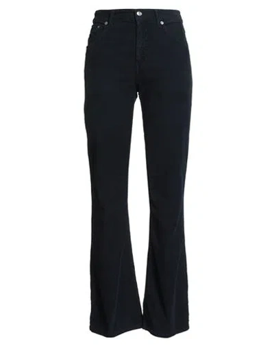 Department Five Department 5 Woman Pants Navy Size 31 Cotton, Elastane In Black