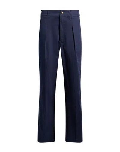 Department Five Department 5 Woman Pants Navy Size 6 Cotton, Elastane In Blue