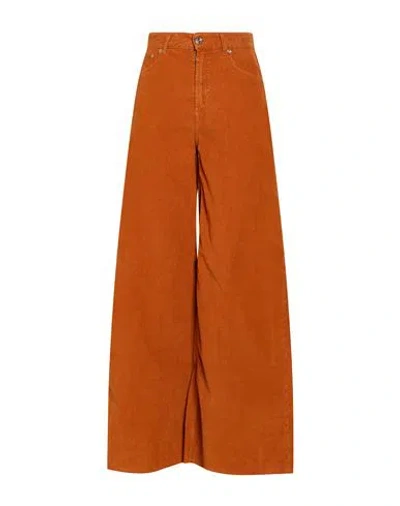Department Five Department 5 Woman Pants Orange Size 29 Cotton, Elastane