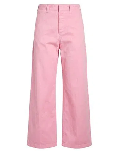 Department Five Department 5 Woman Pants Pink Size 26 Cotton, Elastane