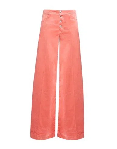 Department Five Department 5 Woman Pants Salmon Pink Size 29 Cotton, Modal, Polyester, Elastane