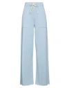 Department Five Department 5 Woman Pants Sky Blue Size S Cotton