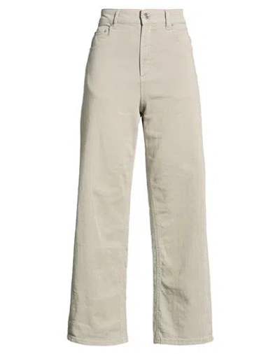 Department Five Department 5 Woman Pants Taupe Size 27 Cotton, Rubber In Neutral