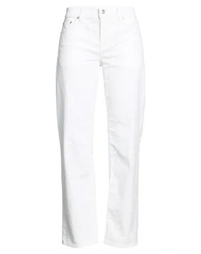 Department Five Department 5 Woman Pants White Size 26 Cotton, Elastane