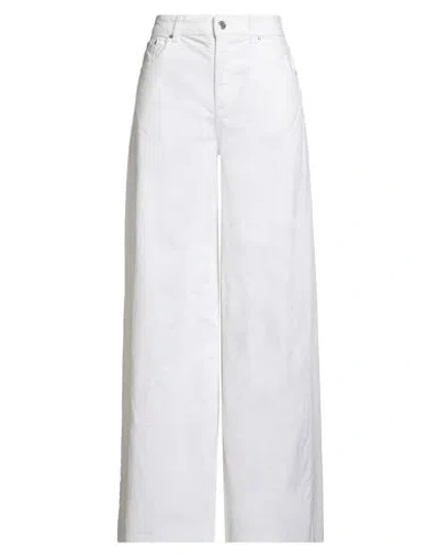 Department Five Department 5 Woman Pants White Size 27 Cotton, Elastane