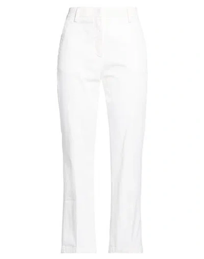 Department Five Department 5 Woman Pants White Size 27 Cotton, Elastane