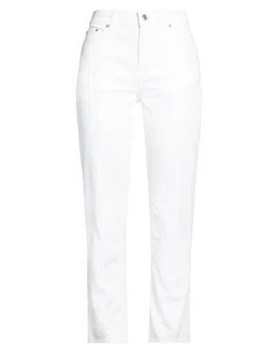 Department Five Department 5 Woman Pants White Size 28 Cotton, Elastane