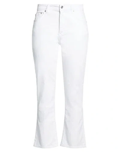 Department Five Department 5 Woman Pants White Size 30 Cotton, Elastane
