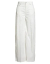 Department Five Department 5 Woman Pants White Size 31 Cotton, Elastane