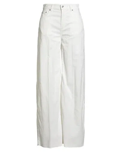 Department Five Department 5 Woman Pants White Size 31 Cotton, Elastane