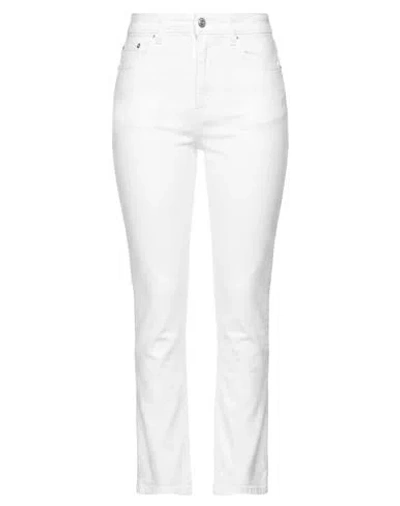 Department Five Department 5 Woman Pants White Size 31 Cotton, Elastane