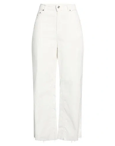 Department Five Department 5 Woman Pants White Size 31 Cotton, Elastane