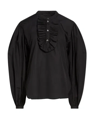 Department Five Department 5 Woman Shirt Black Size 6 Cotton