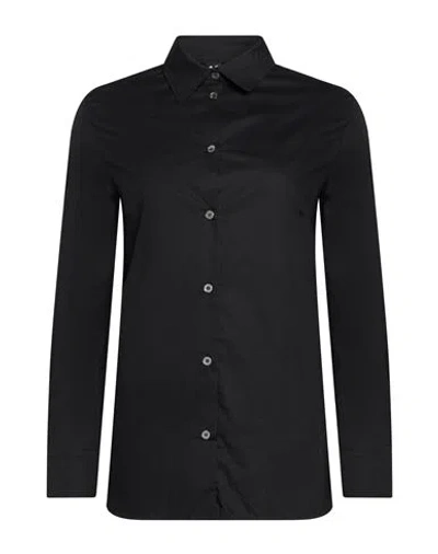 Department Five Department 5 Woman Shirt Black Size 6 Cotton, Polyamide, Elastane