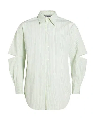 Department Five Department 5 Woman Shirt Light Green Size 6 Cotton, Polyamide In Blue