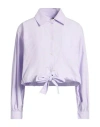 Department Five Department 5 Woman Shirt Lilac Size 2 Cotton In Purple