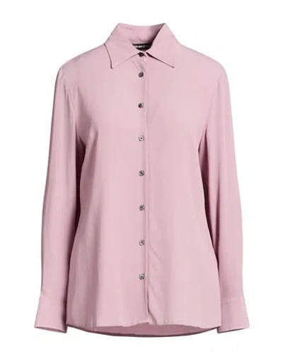Department Five Department 5 Woman Shirt Lilac Size 6 Acetate, Silk In Pink