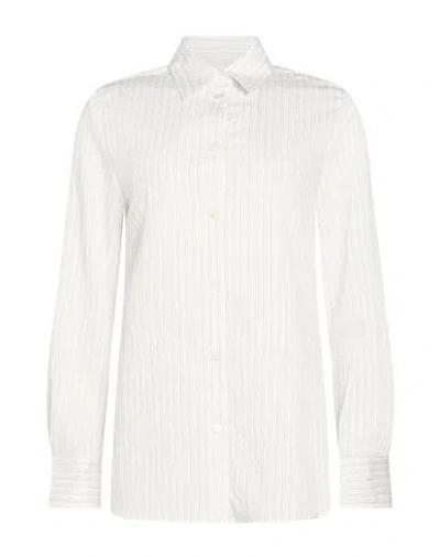 Department Five Department 5 Woman Shirt White Size 6 Modal, Polyamide, Polyester
