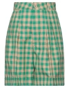 Department Five Department 5 Woman Shorts & Bermuda Shorts Green Size 27 Polyester In Green