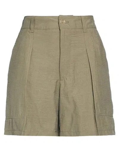 Department Five Department 5 Woman Shorts & Bermuda Shorts Khaki Size 10 Lyocell, Polyamide In Green