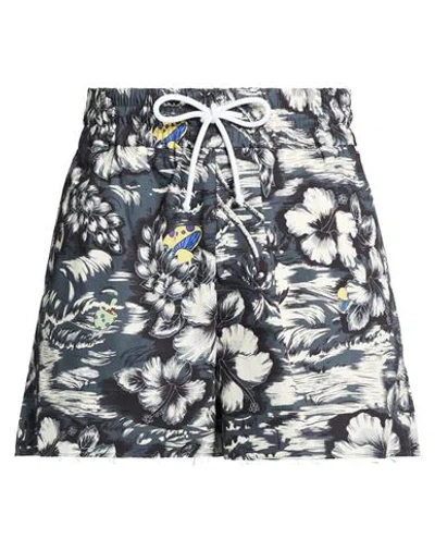 Department Five Department 5 Woman Shorts & Bermuda Shorts Midnight Blue Size 6 Cotton