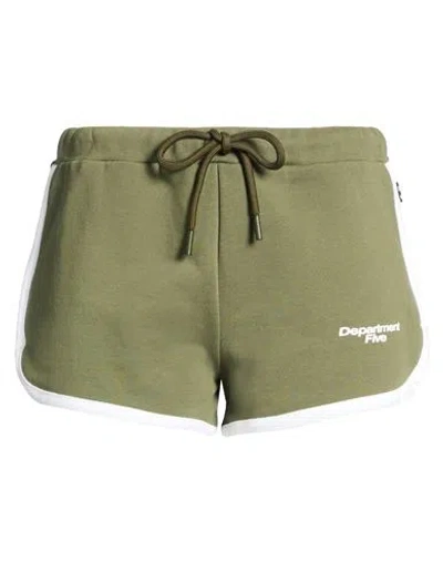 Department Five Department 5 Woman Shorts & Bermuda Shorts Military Green Size S Cotton