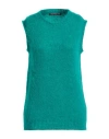 Department Five Department 5 Woman Sweater Green Size M Mohair Wool, Polyamide, Wool In Green