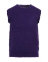 Department Five Department 5 Woman Sweater Purple Size M Mohair Wool, Polyamide, Wool