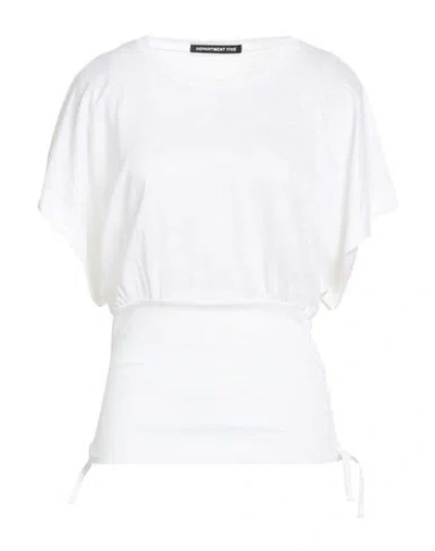 Department Five Department 5 Woman T-shirt White Size M Linen