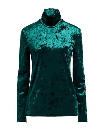 Department Five Department 5 Woman Top Dark Green Size 6 Polyester, Elastane