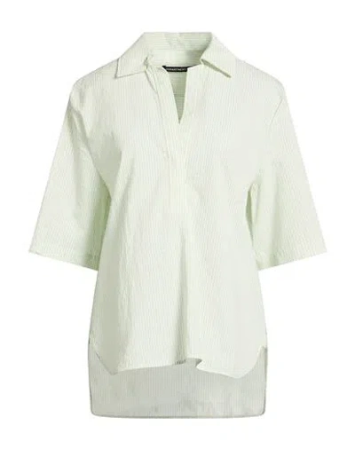 Department Five Department 5 Woman Top Light Green Size 6 Cotton, Polyamide In Gray
