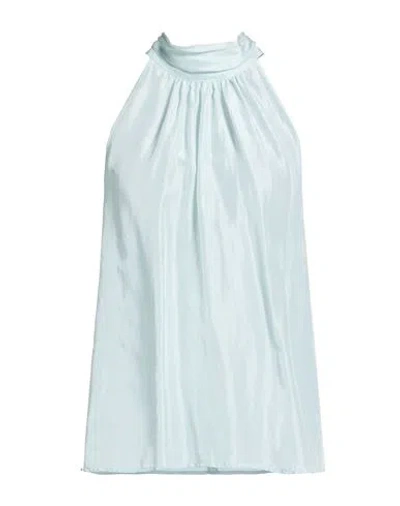 Department Five Department 5 Woman Top Sky Blue Size 6 Silk