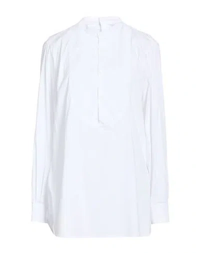 Department Five Department 5 Woman Top White Size 6 Cotton, Polyamide, Elastane