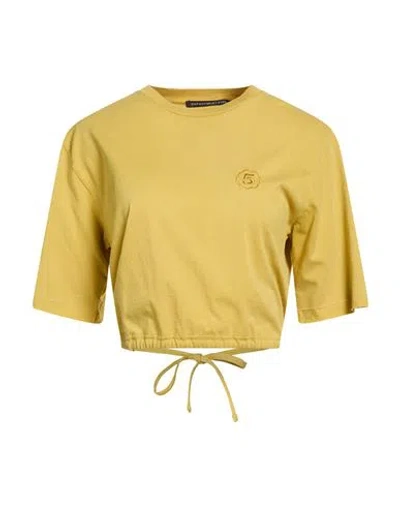 Department Five Department 5 Woman T-shirt Mustard Size M Cotton In Yellow