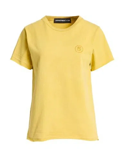 Department Five Department 5 Woman T-shirt Mustard Size S Cotton In Yellow