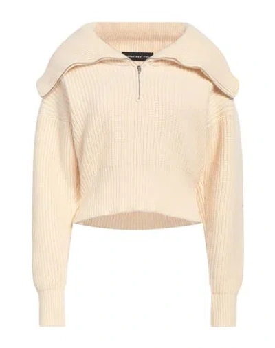 Department Five Department 5 Woman Turtleneck Cream Size M Merino Wool, Cashmere In White