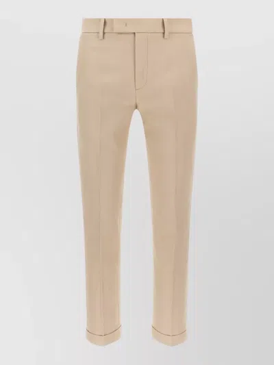 Department Five Destynai Pants Belt Loops Back Pockets Cuffed In Neutral