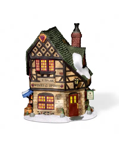 Department Five Dickens Village E Tipler Agent Wine Spirits Light-up Building Figurine In Multi