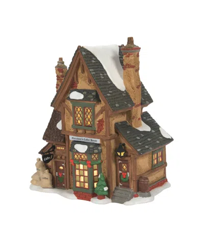 Department Five Dickens Village Garraway's Coffee House Figurine In Brown