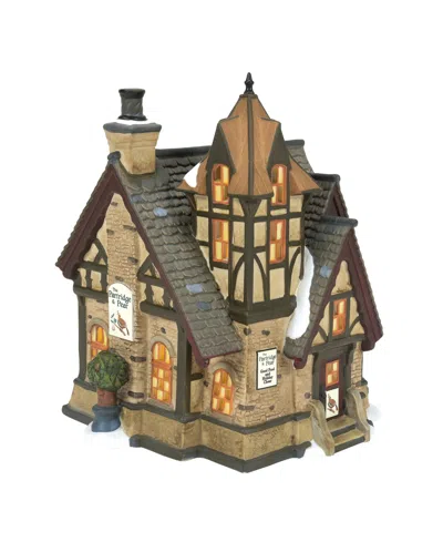 Department Five Dickens Village The Partridge Pear Light-up Building Figurine In Cream