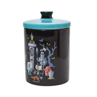Department Five Disney Ceramics The Haunted Mansion Canister Cookie Jar 7.5 Inch In Black
