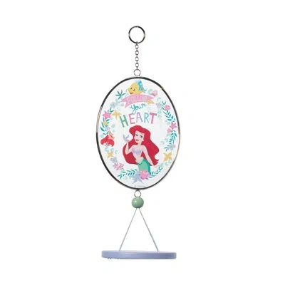 Department Five Disney Garden The Little Mermaid Ariel And Flounder Follow Your Heart Wind Chime 28 Inch In White
